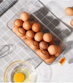 ⁦درج منظم ثلاجة للفواكه والخضروات اكليريك شفاف بيد لسهولة الحمل⁩ - الصورة ⁦3⁩