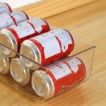 ⁦درج منظم للفواكه والخضروات والزجاجات والكانز للثلاجة والمطبخ من الاكليريك الشفاف⁩ - الصورة ⁦5⁩