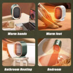 ⁦دفاية كهربائية محمولة 1200 واط بدرجات حرارة مختلفة للتغلب علي برد الشتاء للمنزل والمكتب⁩ - الصورة ⁦3⁩