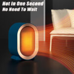 ⁦دفاية كهربائية محمولة 1200 واط بدرجات حرارة مختلفة للتغلب علي برد الشتاء للمنزل والمكتب⁩ - الصورة ⁦9⁩