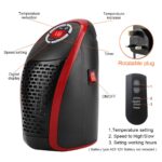 ⁦دفاية كهربائية محمولة للتغلب علي برد الشتاء بدرجات حرارة مختلفة وتايمر وريموت كنترول للتحكم عن بعد 400 واط⁩ - الصورة ⁦5⁩