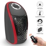 ⁦دفاية كهربائية محمولة للتغلب علي برد الشتاء بدرجات حرارة مختلفة وتايمر وريموت كنترول للتحكم عن بعد 400 واط⁩ - الصورة ⁦10⁩