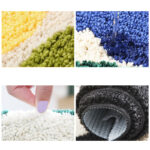 ⁦دواسة حمام وبانيو فيبر كثيف ناعم بأشكال قطط بألوان مختلفة مانعة للأنزلاق⁩ - الصورة ⁦7⁩