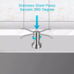 ⁦ديسبنسر صابون سائل ومضخة يدور 360 درجة لسهولة التحكم من الاستانليس ستيل⁩ - الصورة ⁦4⁩