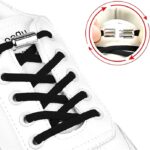 رباط حذاء مرن بقفل معدني لضمان عدم الفك للاحذية الرسمية والرياضية بالوان مختلفة - الصورة 6