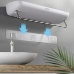 ⁦رف حائط وحامل فوطة منظم لأدوات الحمام والمطبخ لزق دبل فيس قوي ايكوكو⁩ - الصورة ⁦6⁩