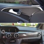 ⁦رول استيكر فينيل اسود لتجديد السيارات من الداخل للتابلوه والفتيس والكونسول قابل للقص⁩ - الصورة ⁦3⁩