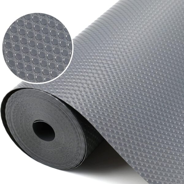 رول بطانة 10 متر وتربروف مانعة للأنزلاق لأرفف وأدراج الدواليب والثلاجات قابل للقص والغسيل