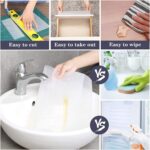 ⁦رول بطانة وتربروف للادراج والارفف مانع للانزلاق قابل للقص والغسيل 1.5 متر⁩ - الصورة ⁦7⁩