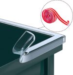 ⁦رول حامي زوايا سيليكون شفاف 1 متر ذاتي اللصق وقابل للقص لحماية الاطفال⁩ - الصورة ⁦2⁩