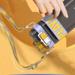 ⁦زجاجة اكس اوه للمياه والعصائر بطريقتين شرب مع حزام حمل كروس 520 ملي⁩ - الصورة ⁦14⁩