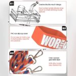 ⁦زجاجة اكس اوه للمياه والعصائر بطريقتين شرب مع حزام حمل كروس 520 ملي⁩ - الصورة ⁦3⁩