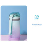 ⁦زجاجة مياه 600 ملي بشاليموه للجيم والسفر والرحلات⁩ - الصورة ⁦5⁩