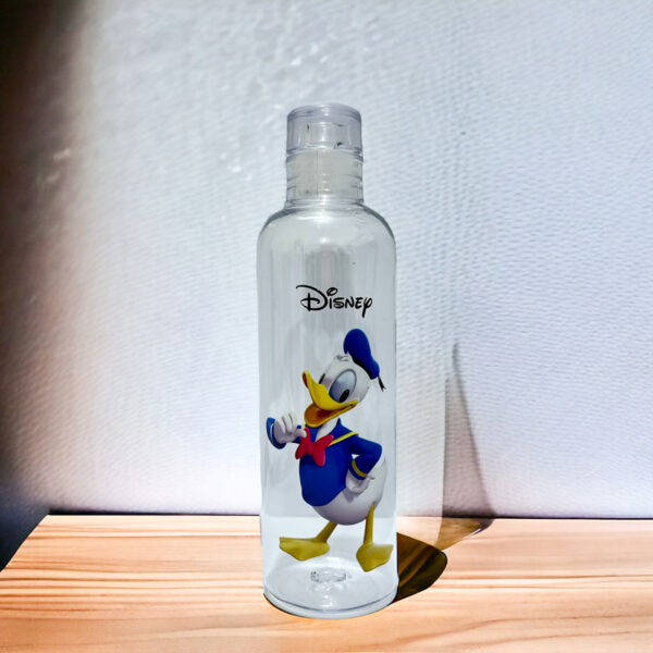 زجاجة مياه بطوط 580 ملي اكيليريك شفاف بغطاء محكم الغلق للمدارس والجيم والخروج والرحلات