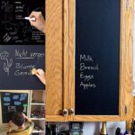 ⁦سبورة لوح اسود لاصق للدراسة والعمل والرسم مع 5 طباشير⁩ - الصورة ⁦13⁩