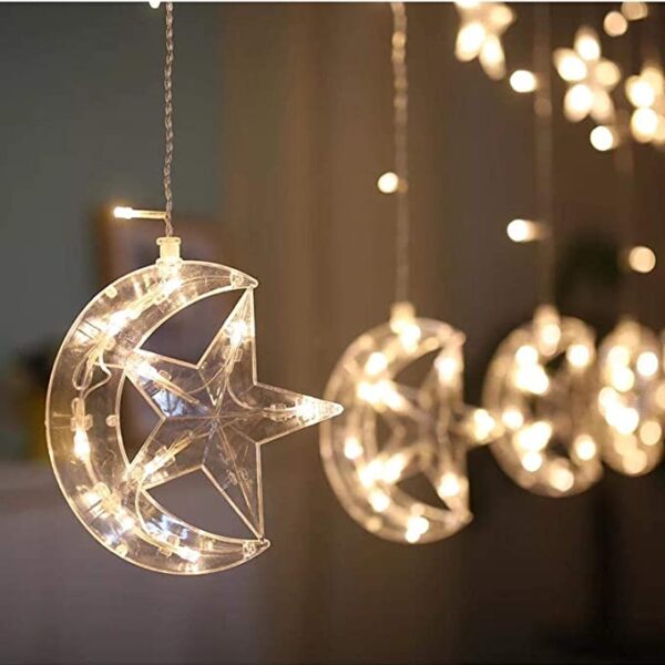 ستارة مضيئة هلال ونجوم 3.5 متر