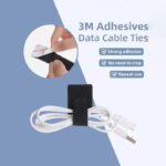 ⁦سكوتش مجمع ومنظم للأسلاك والكابلات بلزق دبل فيس للتثبيت علي الحائط والمكتب⁩ - الصورة ⁦4⁩