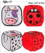 ⁦سلة للعب الأطفال اشكال كرتونية بالغطاء⁩ - الصورة ⁦2⁩