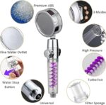 ⁦سماعة دش لزيادة ضغط المياه بفلتر لتنقية الشوائب و 3 انظمة رش يتم الاختيار بينهم حسب الرغبة وزرار للفتح والغلق⁩ - الصورة ⁦5⁩