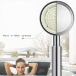 ⁦سماعة دش لزيادة ضغط المياه بفلتر لتنقية الشوائب و 3 انظمة رش يتم الاختيار بينهم حسب الرغبة وزرار للفتح والغلق⁩ - الصورة ⁦9⁩