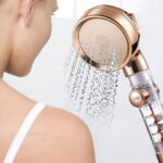 ⁦سماعة دش لزيادة ضغط المياه بفلتر لتنقية الشوائب و 3 انظمة رش يتم الاختيار بينهم حسب الرغبة وزرار للفتح والغلق⁩ - الصورة ⁦11⁩