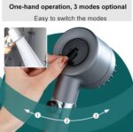 ⁦سماعة دش لزيادة ضغط المياه بفلتر لتنقية وإزالة الشوائب و 3 انظمة رش وزرار للفتح والغلق⁩ - الصورة ⁦8⁩