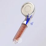 ⁦سماعة دش لضغط المياه الضعيفة بفلتر الحبيبات بثلاث مستويات⁩ - الصورة ⁦4⁩