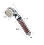 ⁦سماعة دش لضغط المياه الضعيفة بفلتر الحبيبات بثلاث مستويات⁩ - الصورة ⁦5⁩