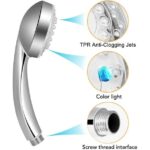 ⁦سماعة دش مضيئة ب 7 الوان مختلفة تتغير بتغير درجة حرارة المياه⁩ - الصورة ⁦4⁩