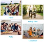 ⁦سيلفي ستيك وترايبود 2 في 1 قابل للطي والدوران للتحكم في الزاوية بريموت للتحكم والتصوير عن بعد⁩ - الصورة ⁦6⁩