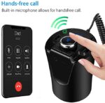 ⁦شاحن ثنائي للسيارة وأم بي ثري ببلوتوث وشاشة لعمل المكالمات والاستماع بالأغاني⁩ - الصورة ⁦9⁩