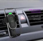 ⁦شاحن لاسلكي سريع وحامل موبايل ثابت وقوي⁩ - الصورة ⁦2⁩