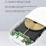 ⁦شاحن هواتف وايرلس سريع 10000 ملي امبير⁩ - الصورة ⁦6⁩