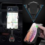 ⁦شاحن وحامل موبايل وأم بي ثري دوار بمنفذين يو اس بي للسيارة⁩ - الصورة ⁦4⁩