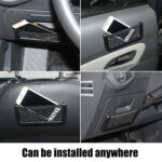 ⁦شبكة سيارة ذاتية اللصق لحمل وتنظيم الموبايل والمفاتيح والمحافظ⁩ - الصورة ⁦4⁩