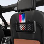 ⁦شبكة سيارة مطاطية لحمل وتنظيم الموبايل والمفاتيح والمحافظ بلزق دبل فيس قوي⁩ - الصورة ⁦3⁩