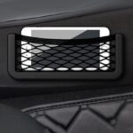 ⁦شبكة سيارة مطاطية لحمل وتنظيم الموبايل والمفاتيح والمحافظ بلزق دبل فيس قوي⁩ - الصورة ⁦6⁩