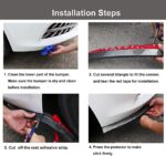 ⁦شريط حماية عتب السيارات من الصدمات والخدوش شكل كاربون فايبر ذاتي اللصق ولا يترك اي اثر⁩ - الصورة ⁦3⁩