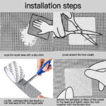 ⁦شريط شبكي لإصلاح ثقوب وشقوق سلك الشبابيك⁩ - الصورة ⁦6⁩