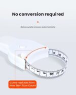 ⁦شريط قياس مازورة بزرار أتوماتيك للسحب التلقائي لقياس الجسم والقماش والسجاد⁩ - الصورة ⁦9⁩