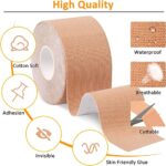 ⁦شريط لاصق غير مرئي لرفع الثدي وتربروف بدون الحاجه لارتداء حمالات⁩ - الصورة ⁦7⁩