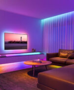 ⁦شريط ليد متعدد الالوان مع ريموت كنترول مقاوم للماء 5 متر⁩ - الصورة ⁦4⁩