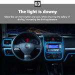 ⁦شريط ليد نيون لتزين السيارات من الداخل بألوان مختلفة 3 متر⁩ - الصورة ⁦4⁩