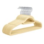 ⁦شماعة ملابس قطيفة للحفاظ علي الملابس 5 قطع⁩ - الصورة ⁦3⁩