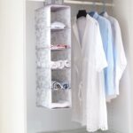 ⁦شماعة ومنظم وتربروف 4 أرفف للملابس والأحذية والشنظ داخل الدولاب⁩ - الصورة ⁦9⁩