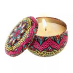 ⁦شمع معطر في علب صاج بأشكال مختلفة مبهجة⁩ - الصورة ⁦3⁩