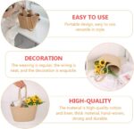 ⁦شنط هاند ميد للخروج والرحلات والبحر بيد طويلة بالوان مختلفة⁩ - الصورة ⁦4⁩