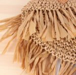 ⁦شنطة بحر شيك من خيوط الخوص لاستكمال اكسسوارات المايوه⁩ - الصورة ⁦5⁩