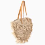 ⁦شنطة بحر شيك من خيوط الخوص لاستكمال اكسسوارات المايوه⁩ - الصورة ⁦6⁩