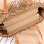 ⁦شنطة بحر شيك من خيوط الخوص لاستكمال اكسسوارات المايوه⁩ - الصورة ⁦8⁩